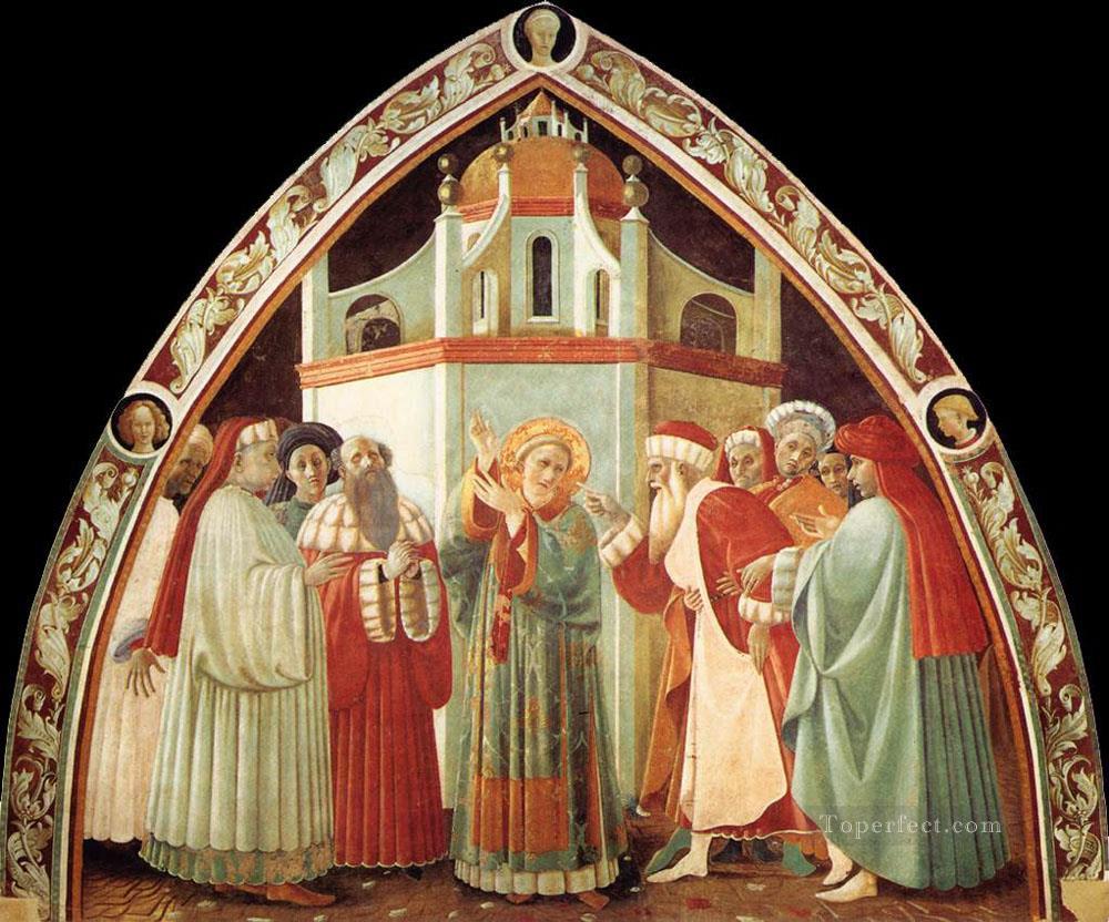 Disputation Of St Stephen early Renaissance Paolo Uccello Oil Paintings